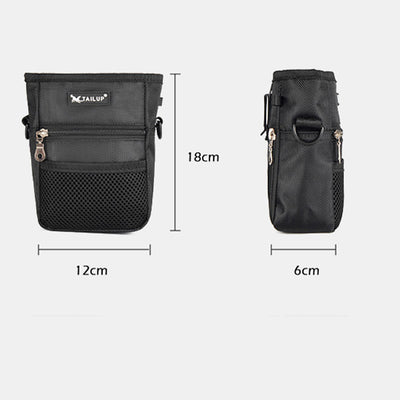 Dog Treat Bag Snack Container with Crossbody Strap Belt Loop