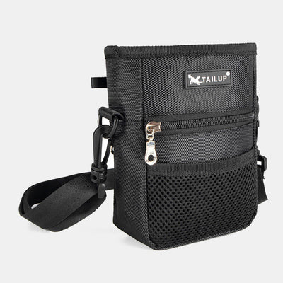 Dog Treat Bag Snack Container with Crossbody Strap Belt Loop