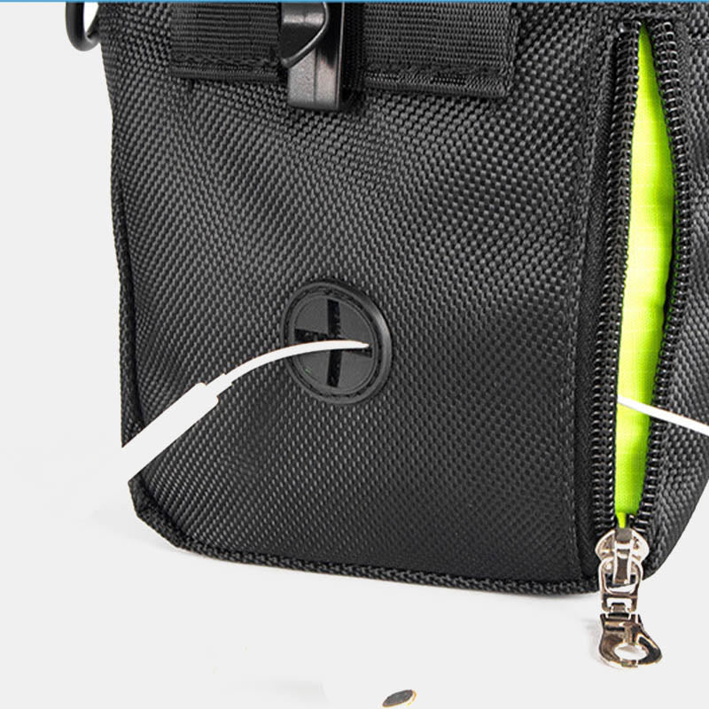 Dog Treat Bag Snack Container with Crossbody Strap Belt Loop