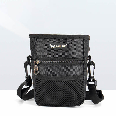 Dog Treat Bag Snack Container with Crossbody Strap Belt Loop