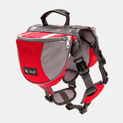 Outdoors Dog Backpack Y-Shaped Saddle Bag for Medium Large Dogs