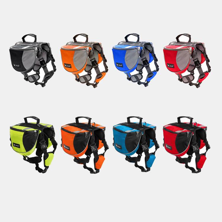 Outdoors Dog Backpack Y-Shaped Saddle Bag for Medium Large Dogs