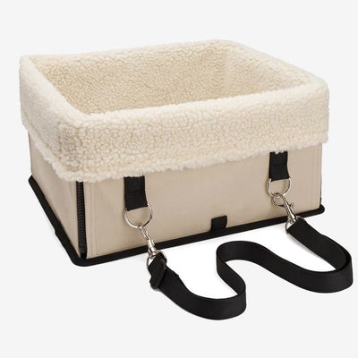 Soft Lambswool Pet Car Seat Foldable Washable Dog Carseats