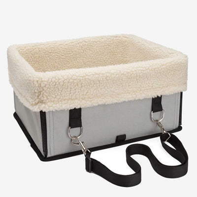 Soft Lambswool Pet Car Seat Foldable Washable Dog Carseats