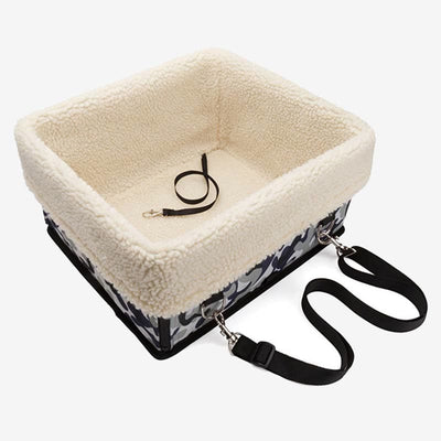Soft Lambswool Pet Car Seat Foldable Washable Dog Carseats