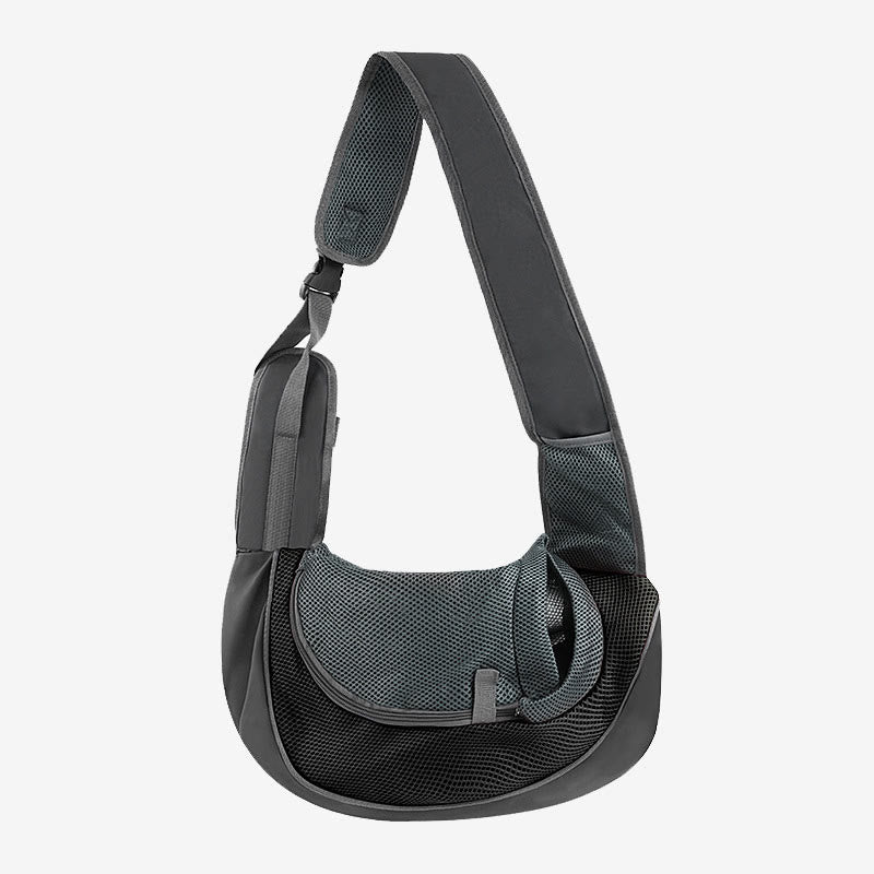 Pet Sling Carrier Hand-Free Mesh Breathable Puppy Carrier Purse