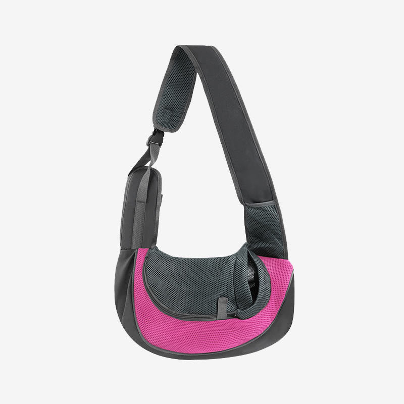Pet Sling Carrier Hand-Free Mesh Breathable Puppy Carrier Purse