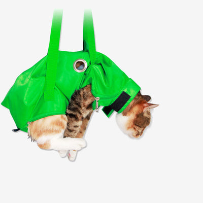 Cat Nail Clipping Cleaning Grooming Restraint Bag No Scratching Biting