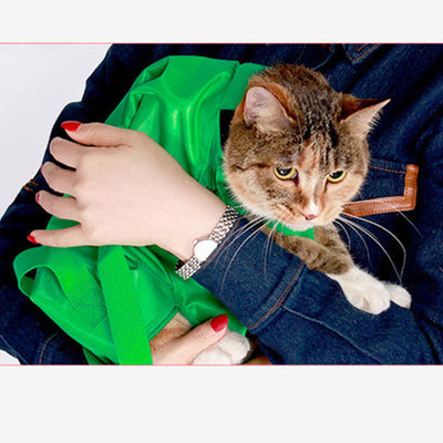Cat Nail Clipping Cleaning Grooming Restraint Bag No Scratching Biting