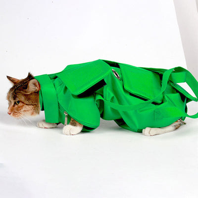 Cat Nail Clipping Cleaning Grooming Restraint Bag No Scratching Biting