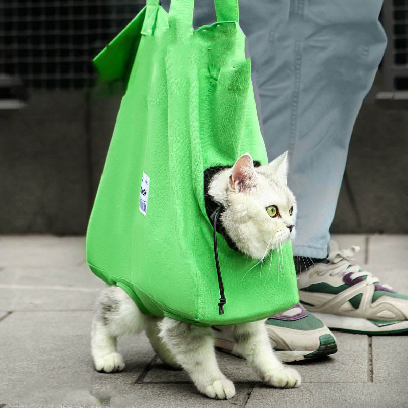 Cat Soft Carrier Handbag Tote Bag for Claw Care Nail Trimming