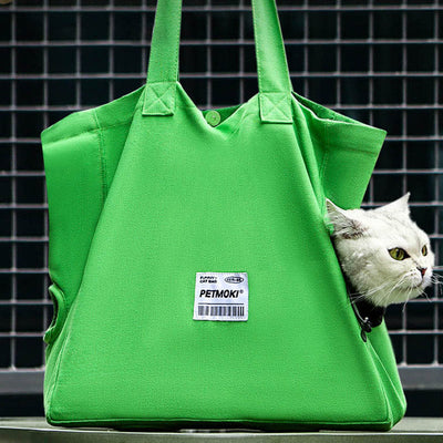 Cat Soft Carrier Handbag Tote Bag for Claw Care Nail Trimming