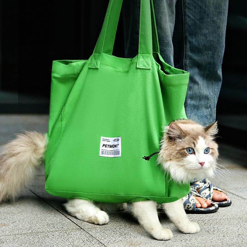 Cat Soft Carrier Handbag Tote Bag for Claw Care Nail Trimming