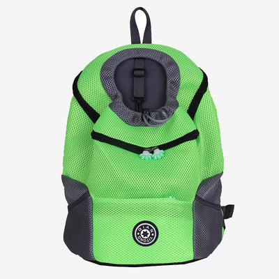 Pet Carrier Backpack Ventilated Mesh Back Pack with Safety Belt