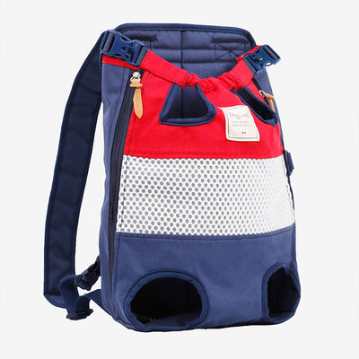 Breathable Canvas Pet Carrier Front Backpack Legs Out Easy-Fits Dog Carrier