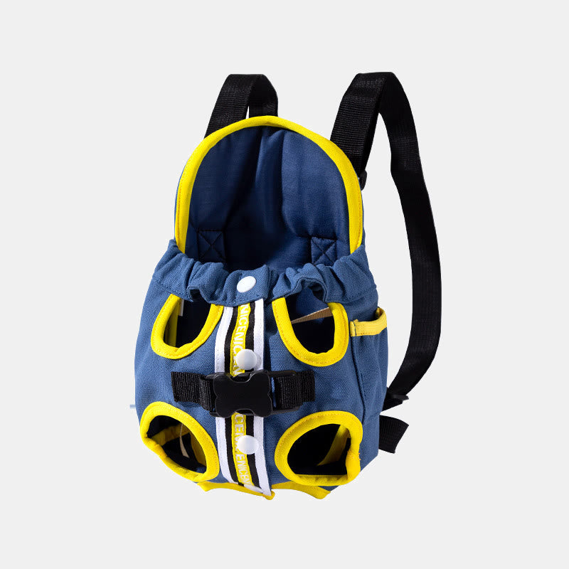Adjustable Pet Front Carrier Backpack Legs Out Easy-Fit Travel Bag