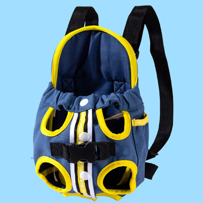 Adjustable Pet Front Carrier Backpack Legs Out Easy-Fit Travel Bag