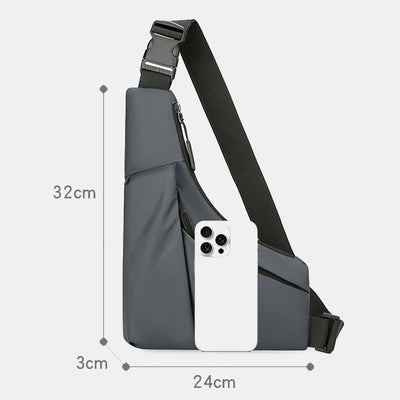 Slim Design Sling Bag Anti-theft Travel Casual Cross Body Bag