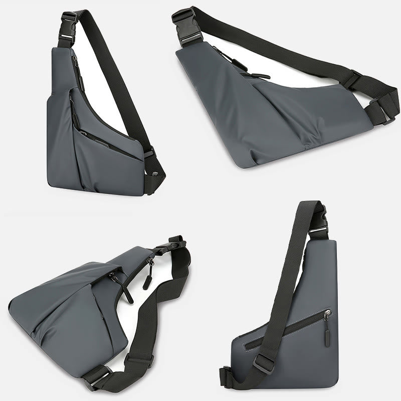 Slim Design Sling Bag Anti-theft Travel Casual Cross Body Bag