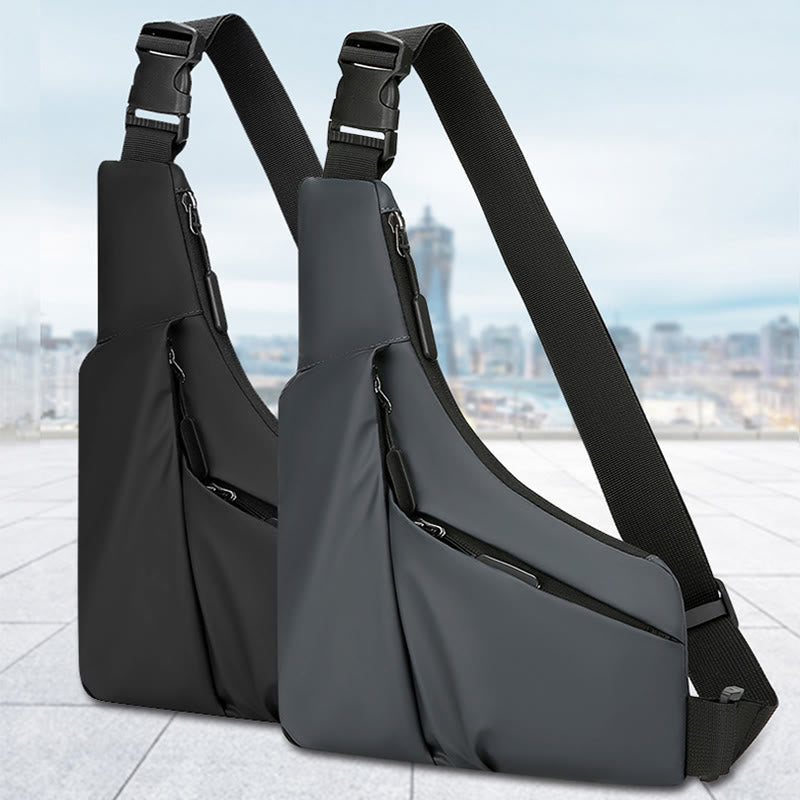 Slim Design Sling Bag Anti-theft Travel Casual Cross Body Bag