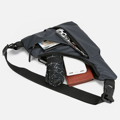 Slim Design Sling Bag Anti-theft Travel Casual Cross Body Bag