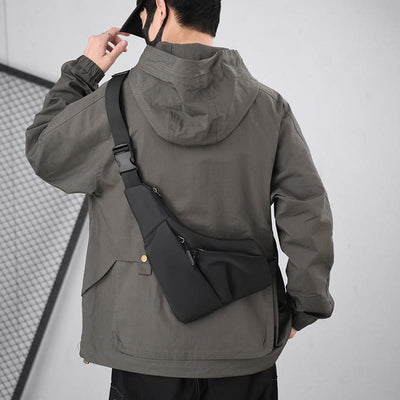 Slim Design Sling Bag Anti-theft Travel Casual Cross Body Bag