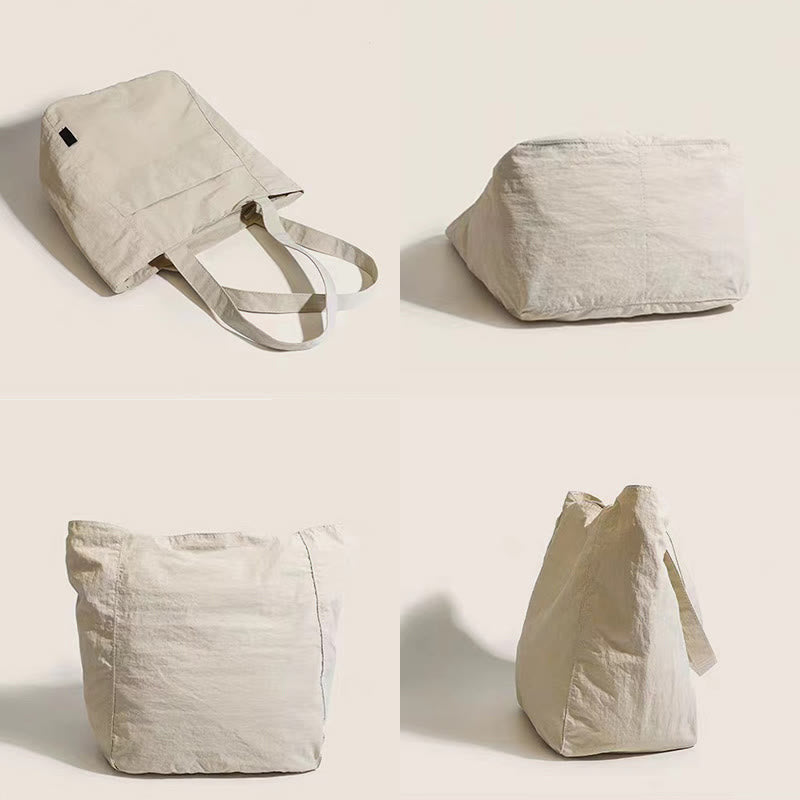 Women Casual Canvas Tote Shoulder Bag Linen Shopping Handbag