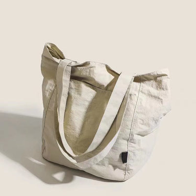 Women Casual Canvas Tote Shoulder Bag Linen Shopping Handbag - Linen - image 1