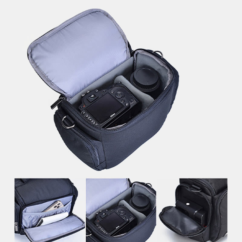 Compact Camera Bag SLR DSLR Camera Case Crossbody Messenger Bag