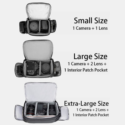 Compact Camera Bag SLR DSLR Camera Case Crossbody Messenger Bag