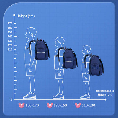 Kids Backpack for Boys Girls Spine Protection Gradient Color School Bags