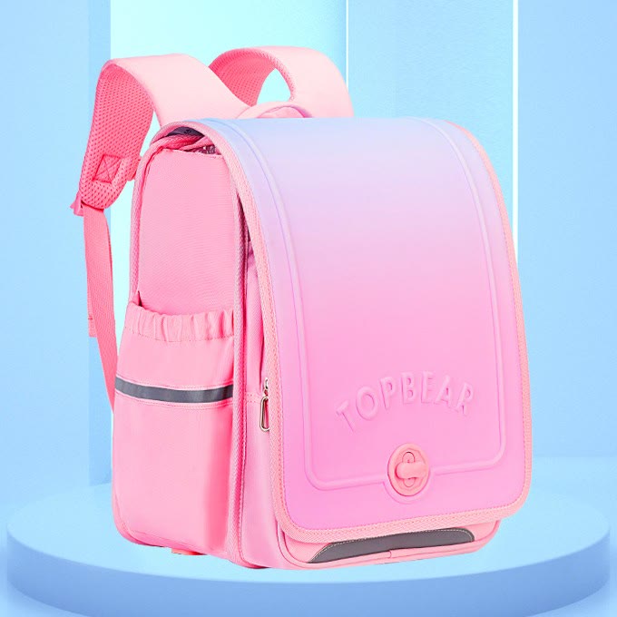 Kids Backpack for Boys Girls Spine Protection Gradient Color School Bags