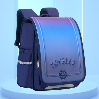 Kids Backpack for Boys Girls Spine Protection Gradient Color School Bags