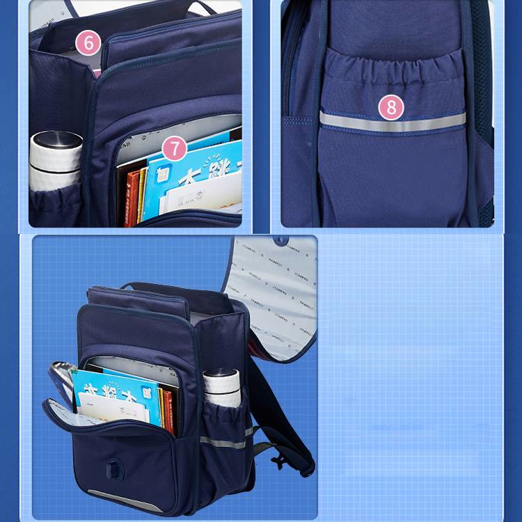 Kids Backpack for Boys Girls Spine Protection Gradient Color School Bags