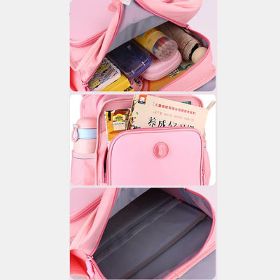 Cute School Backpack Book Bag for Girls Kids Student Elementary School