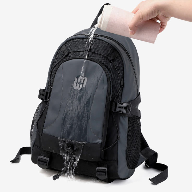 Metallic Color School Bookbag Backpack for College Travel Sport