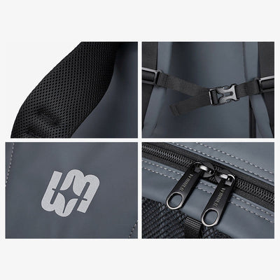 Metallic Color School Bookbag Backpack for College Travel Sport