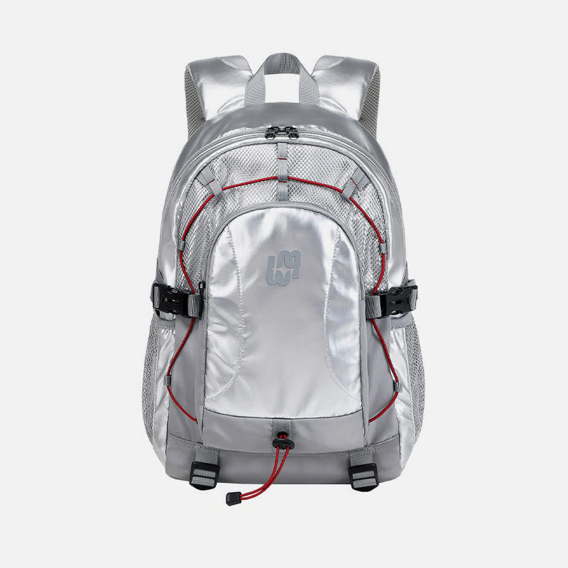 Metallic Color School Bookbag Backpack for College Travel Sport