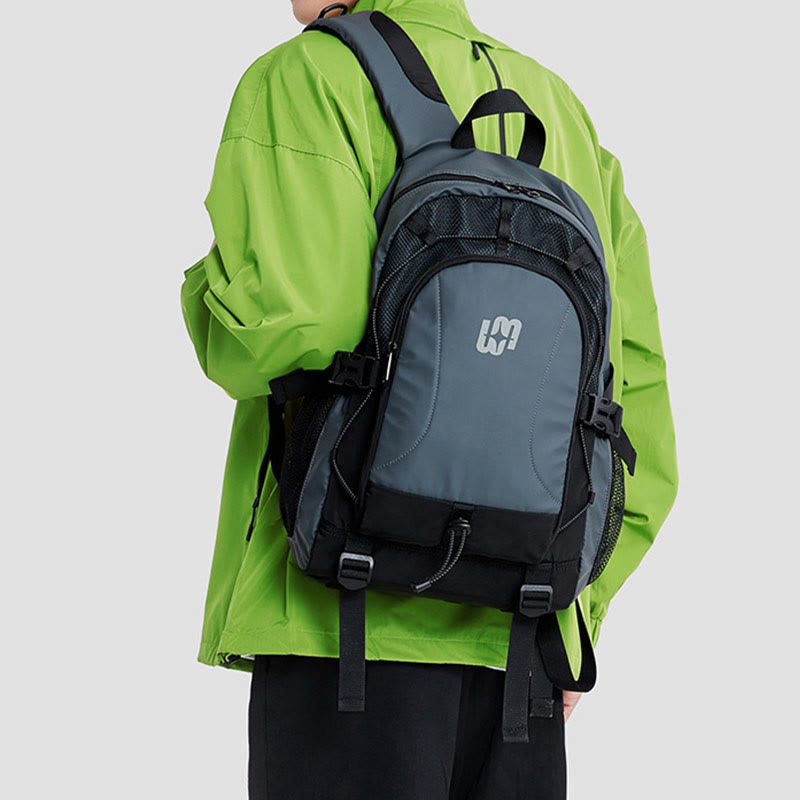 Metallic Color School Bookbag Backpack for College Travel Sport