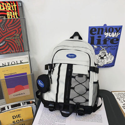 Solid Color Backpack for Teen School College Travel Daypack School Bag Bookbag