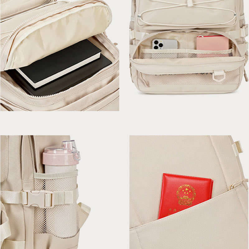 KEEP PASSION School Backpack for Teen College with Detachable Waist Pack