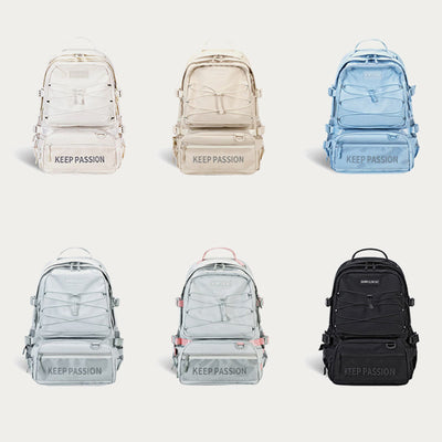 KEEP PASSION School Backpack for Teen College with Detachable Waist Pack