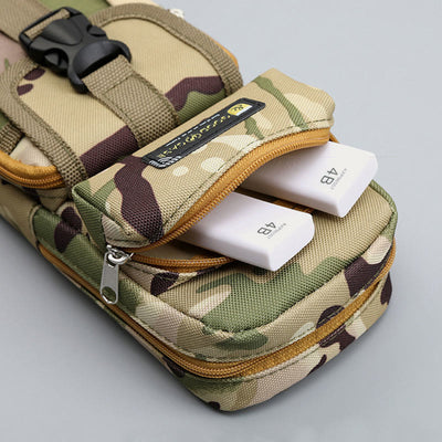 Tactical Large Capacity Pen Pouch Camo Zip Pen Organizer