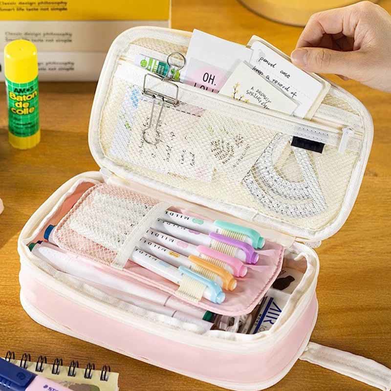Kawaii Stationery Storage Pouch Pencil Case with Hanging Strap
