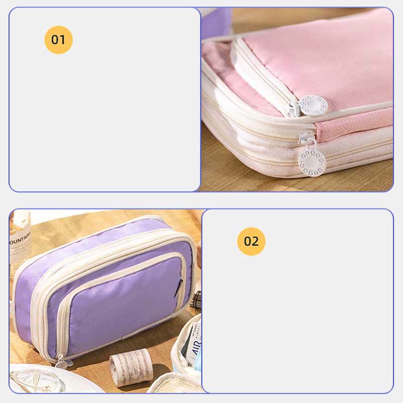Kawaii Stationery Storage Pouch Pencil Case with Hanging Strap