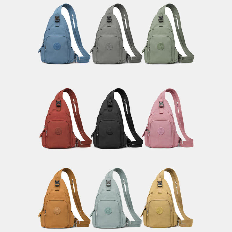 Women's Convertible Sling Backpack Lightweight Waterproof Shoulder Chest Daypack