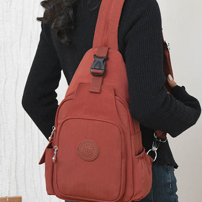 Women's Convertible Sling Backpack Lightweight Waterproof Shoulder Chest Daypack