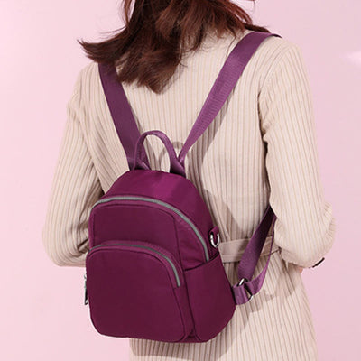 Waterproof Casual Mini Backpack Convertible Shoulder Bag Daypack for Women