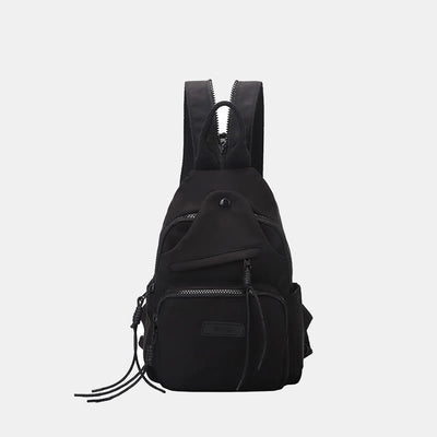 Casual Hiking Daypack Nylon Crossbody Bag Sling Backpack for Women