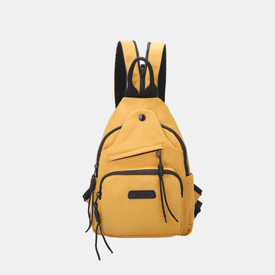 Casual Hiking Daypack Nylon Crossbody Bag Sling Backpack for Women